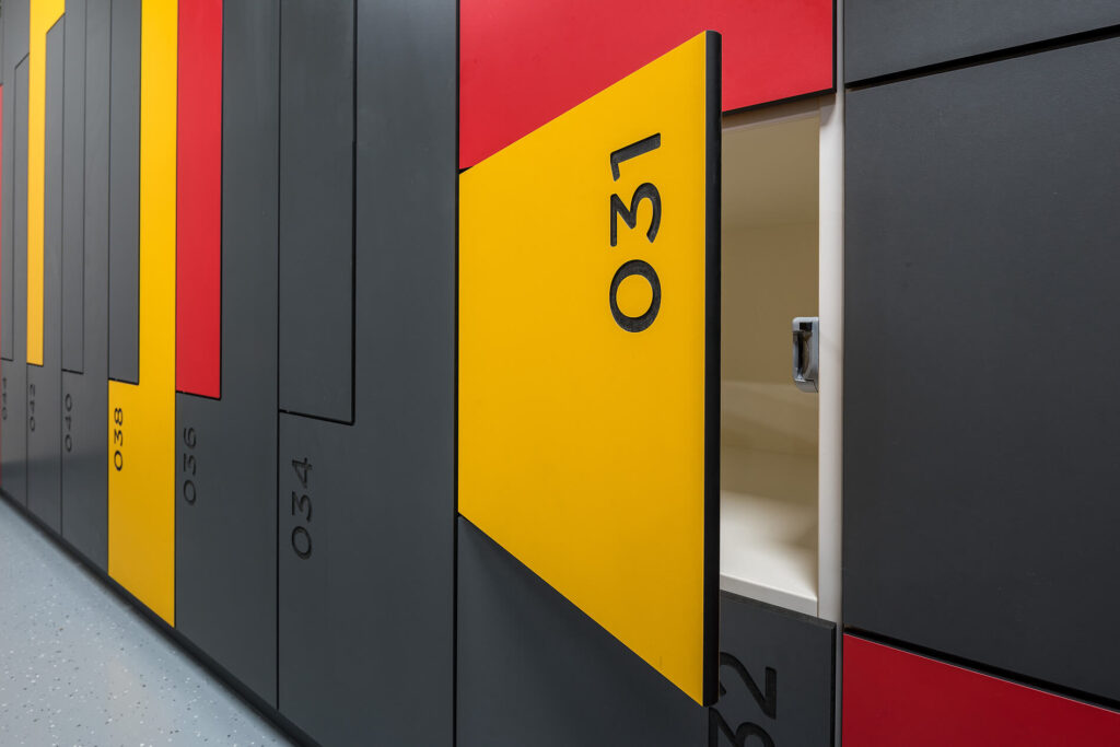 Touch-less lockers with smartphone key RFID
