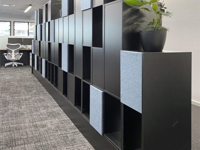 New York Cityscape Tack-Board Lockers