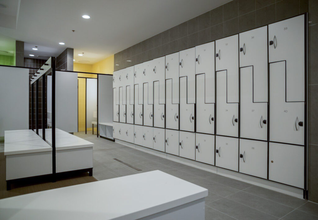 Spa Lockers with HID Building Access