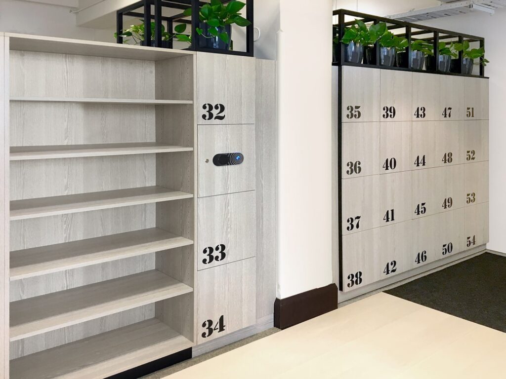 Personal Storage Lockers with Key Card Access